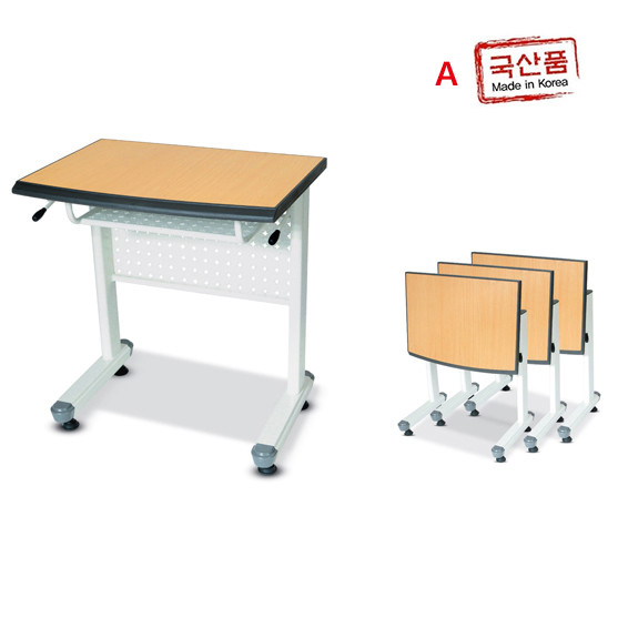 SH1000 1인용접이식연수용책상(선반유)